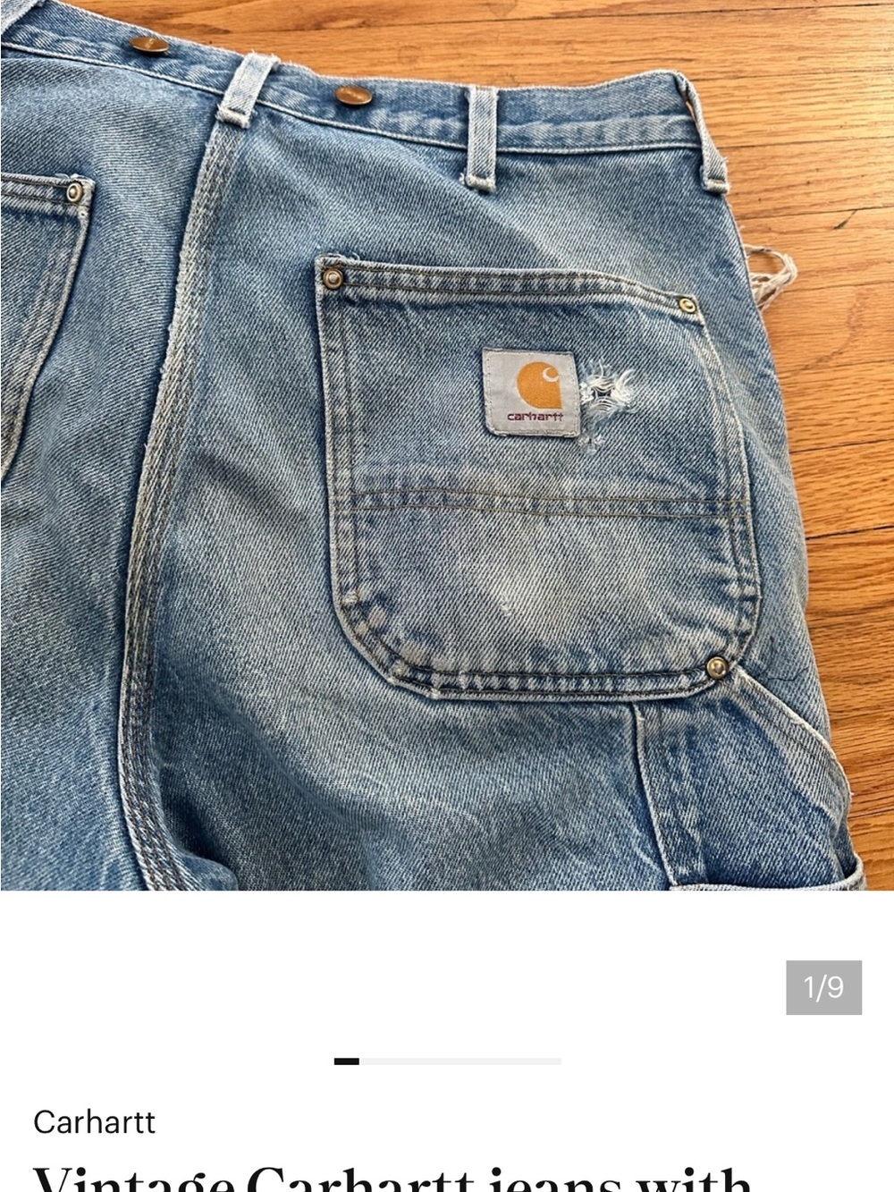 Vintage Carhartt with custom patches